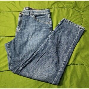 Eddie Bauer Slim Boyfriend Fit Women's Blue Jeans Size 14